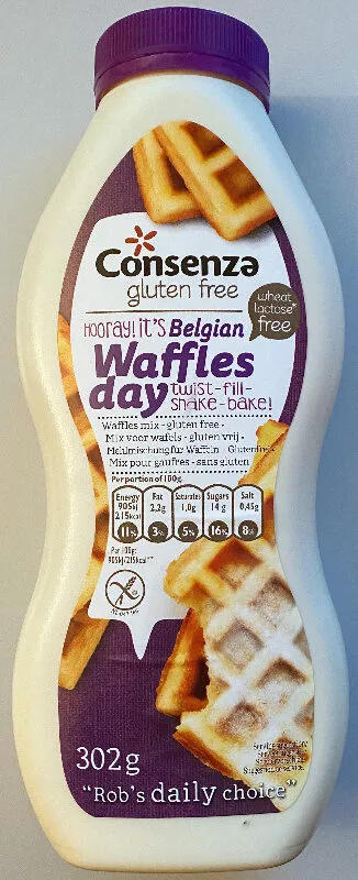 Waffelmischung Glutenfrei