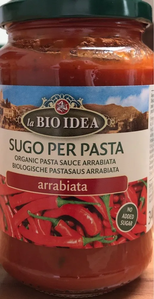 Organic pasta sauce arrabiata