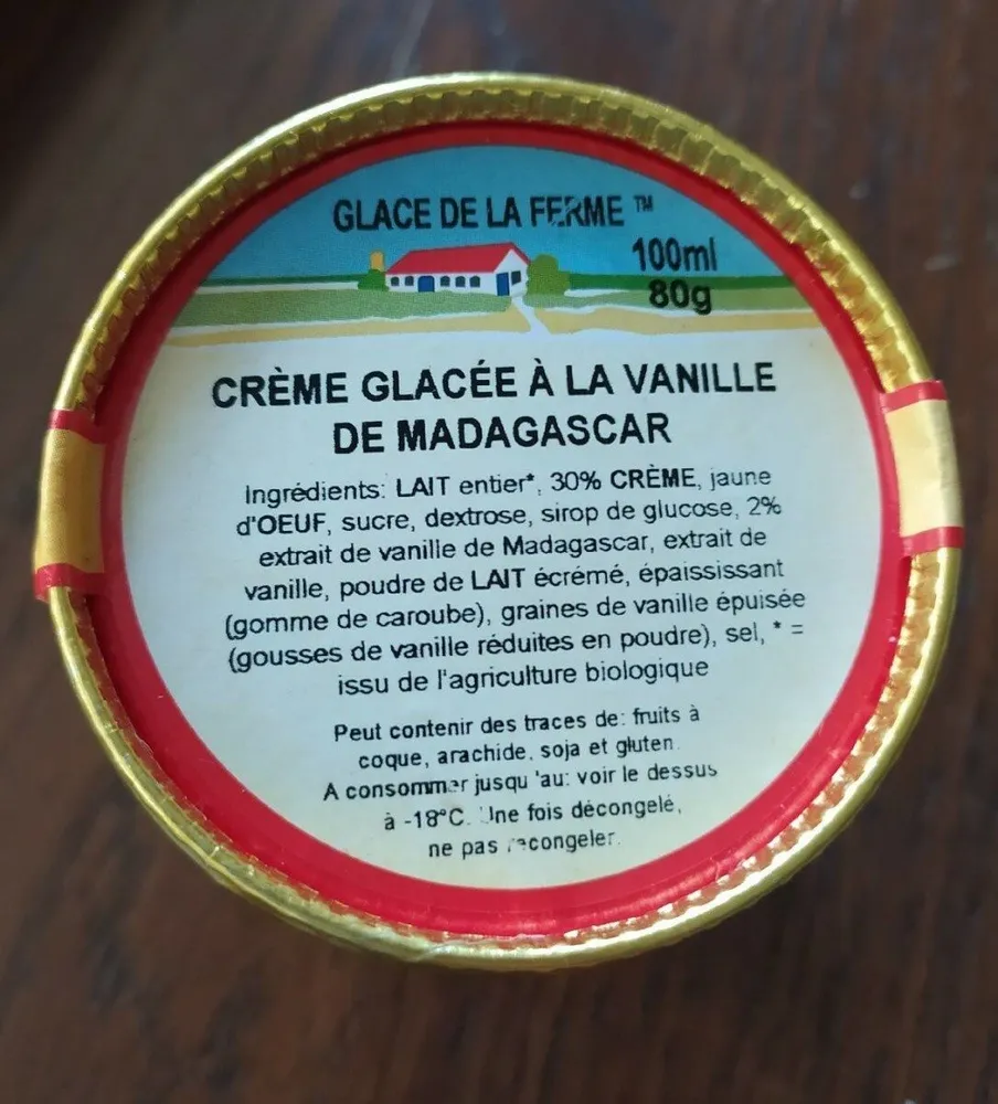 Glace vanille 100ml