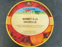 Sorbet à la groseille - Glace de la Ferme