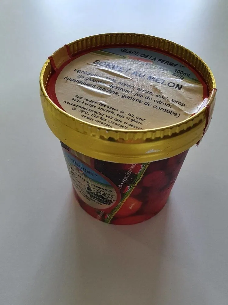 Les Délices glacés du Kleinwald Sorbet au melon