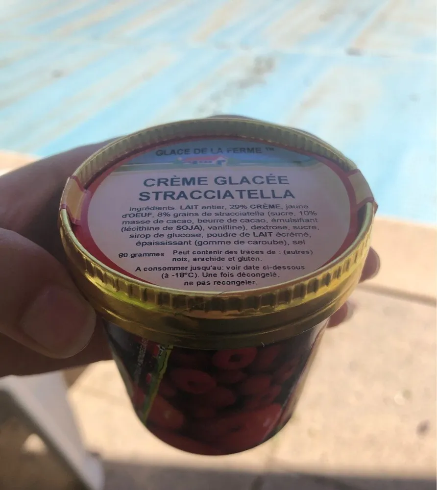 Crème glacée au stracciatella