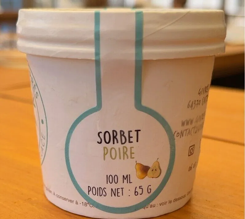 Sorbet poire
