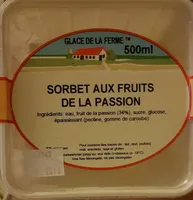 Sorbet aux fruits de la passion