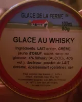 Glaces whisky