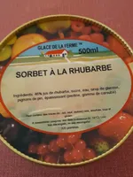 Sorbet à la rhubarbe