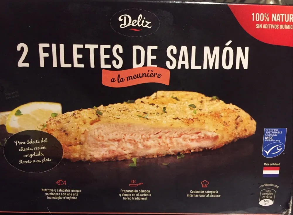 Filetes de Salmón a la munière