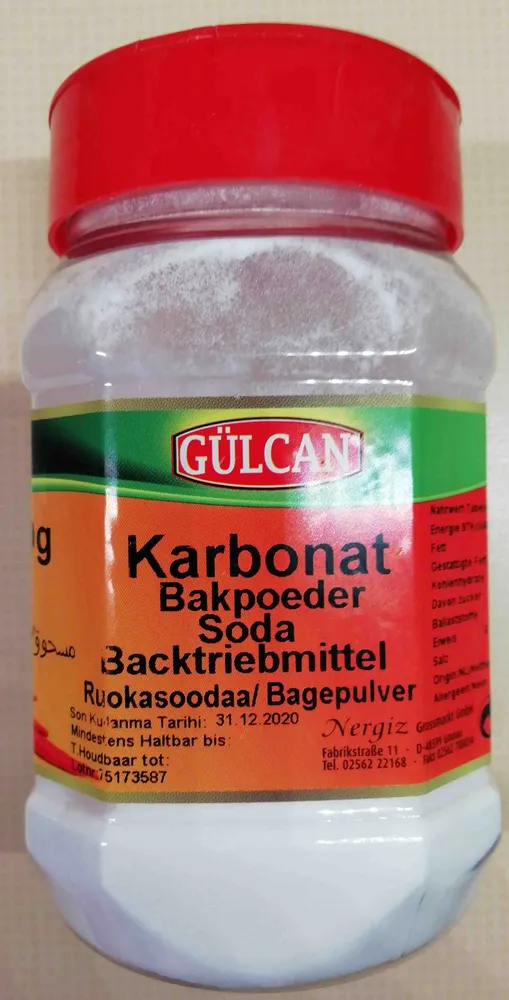 Karbonat - Soda Backtriebmittel