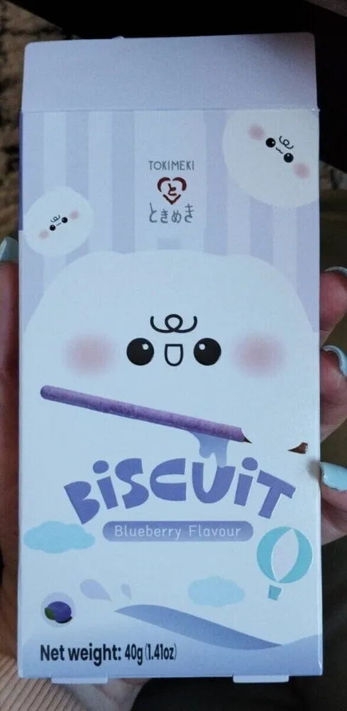 Biscuit Blueberry Flavour