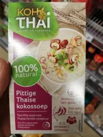 Pittige Thaise Kokossoep