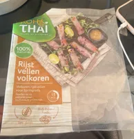 Volkoren rijstvellen voor Springrolls