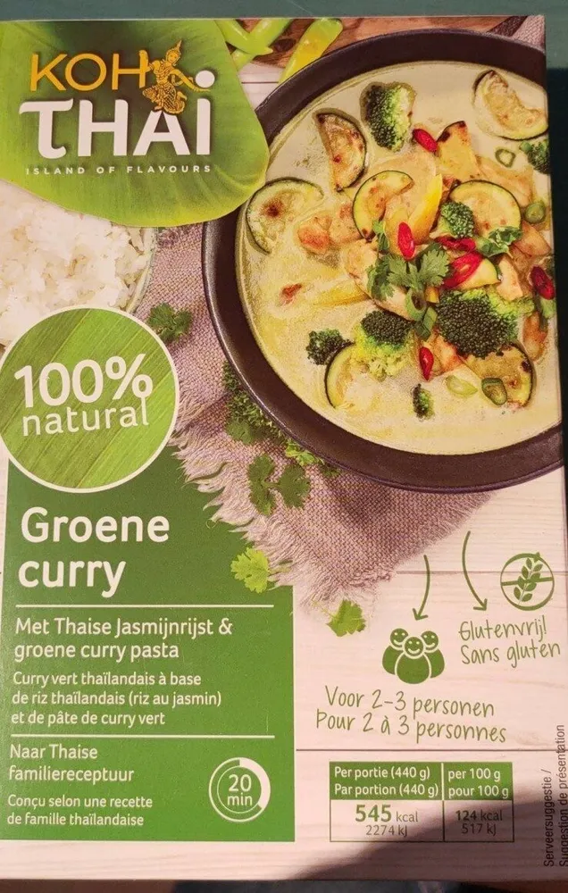 Curry vert thaïlandais