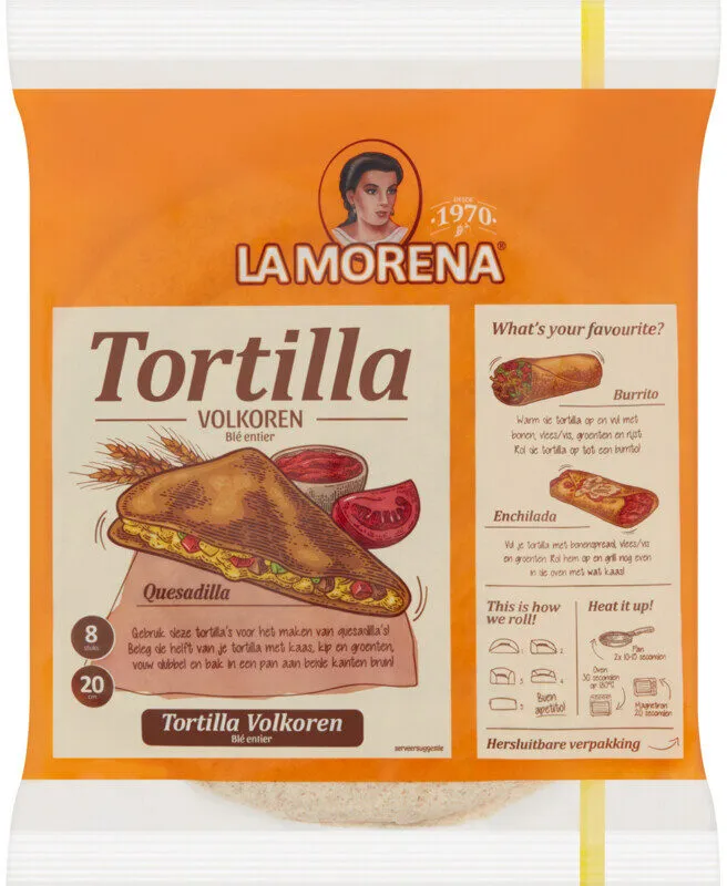 La Morena Tortilla wraps original medium
