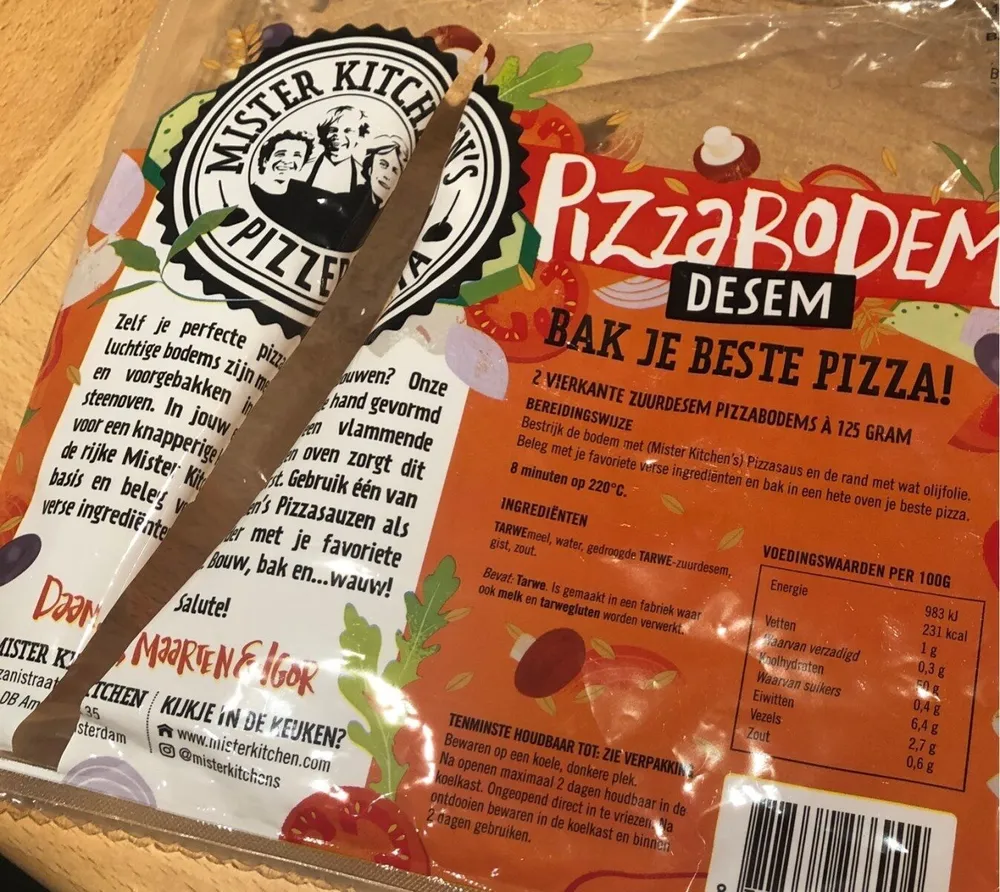 Pizzabodel mister kitchen