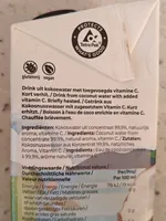 Kokoswater met toegevoegde vitamine C