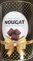 Nougat chocolat au mait et cacahuètes