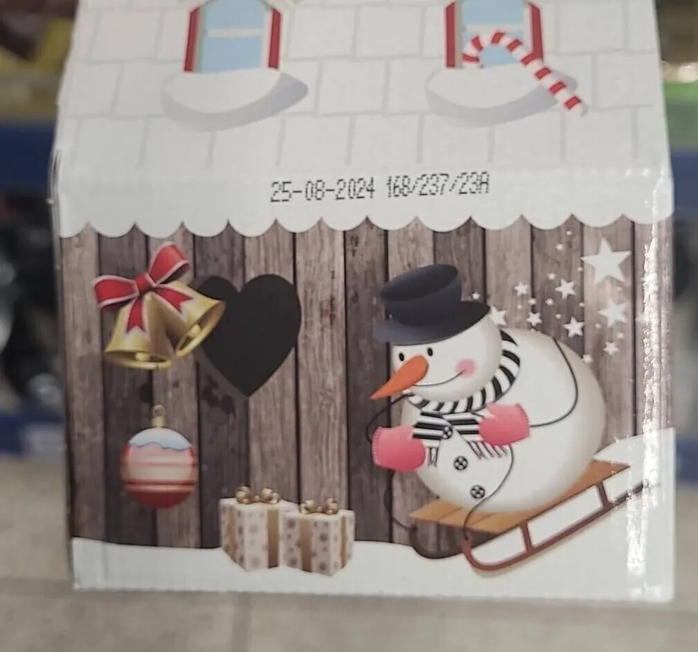 Maison de Noël avec praline