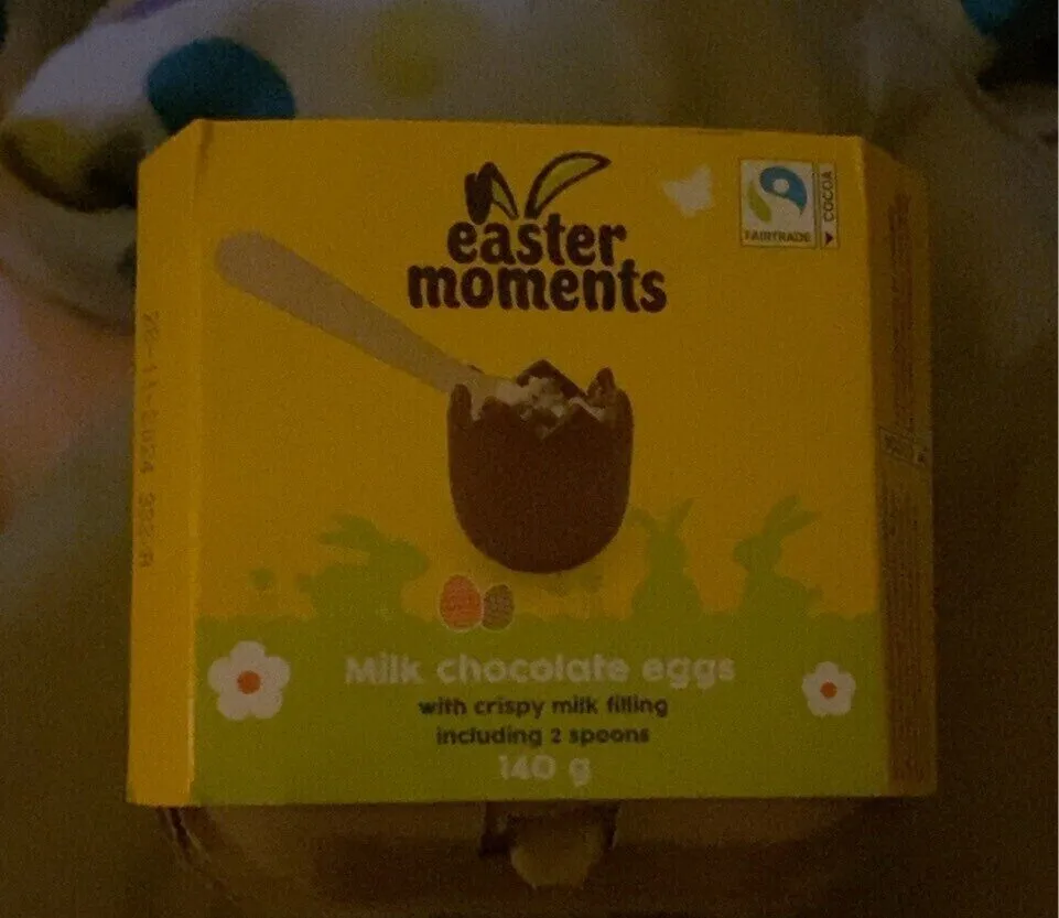 Milk chocolate eggs