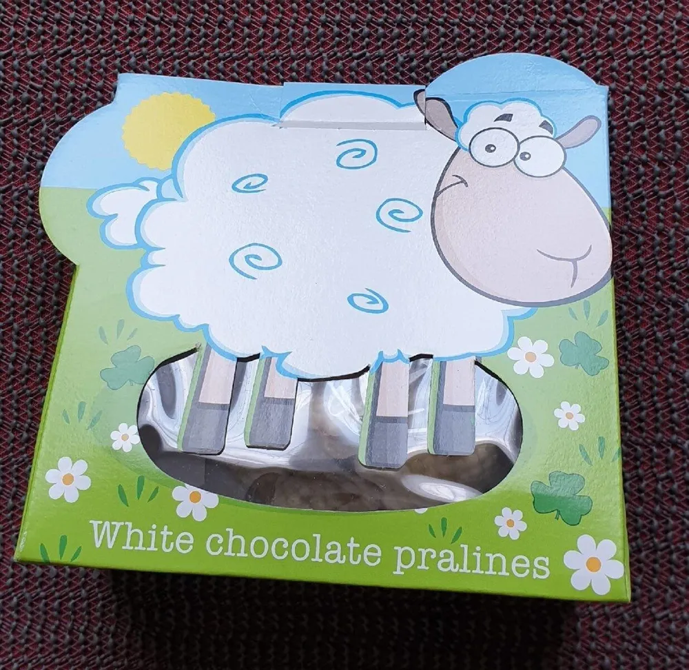 White chocolate pralines