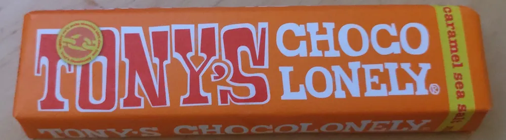 Chocolate with caramel and sea salt