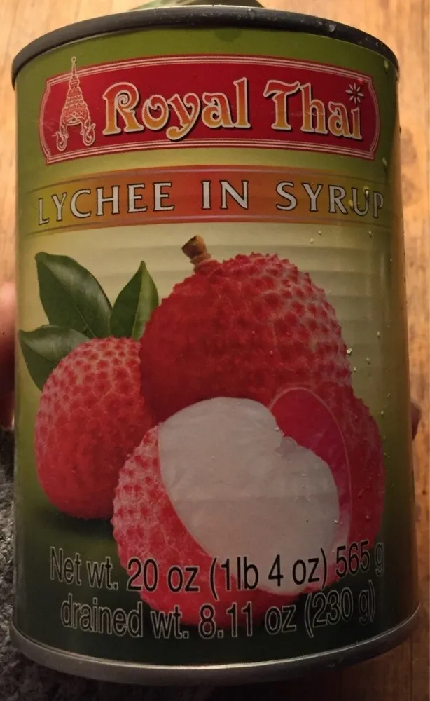 Litchis au sirop