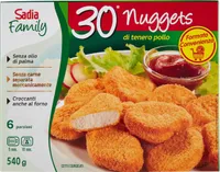 Family nuggets di tenero pollo cotti e surgelati