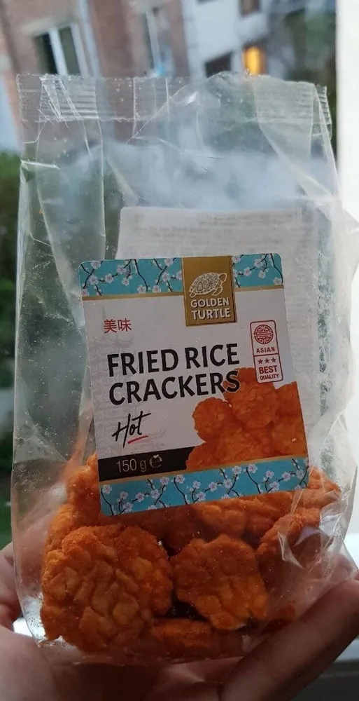 Hot Fried Rice Crackers