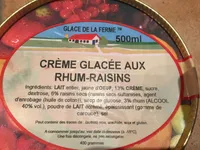 Glace rhum raisin