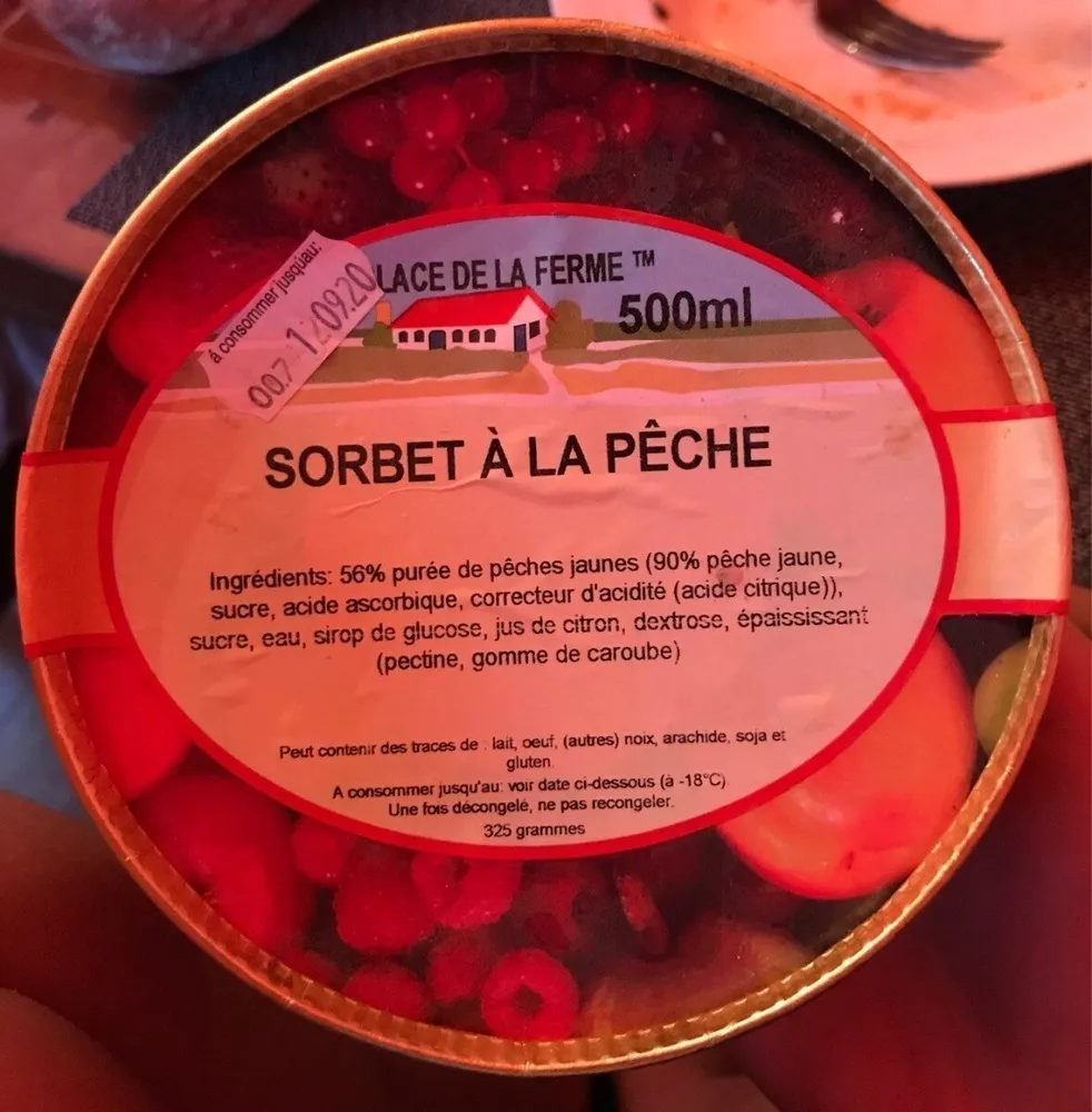 Sorbet à la Pêche