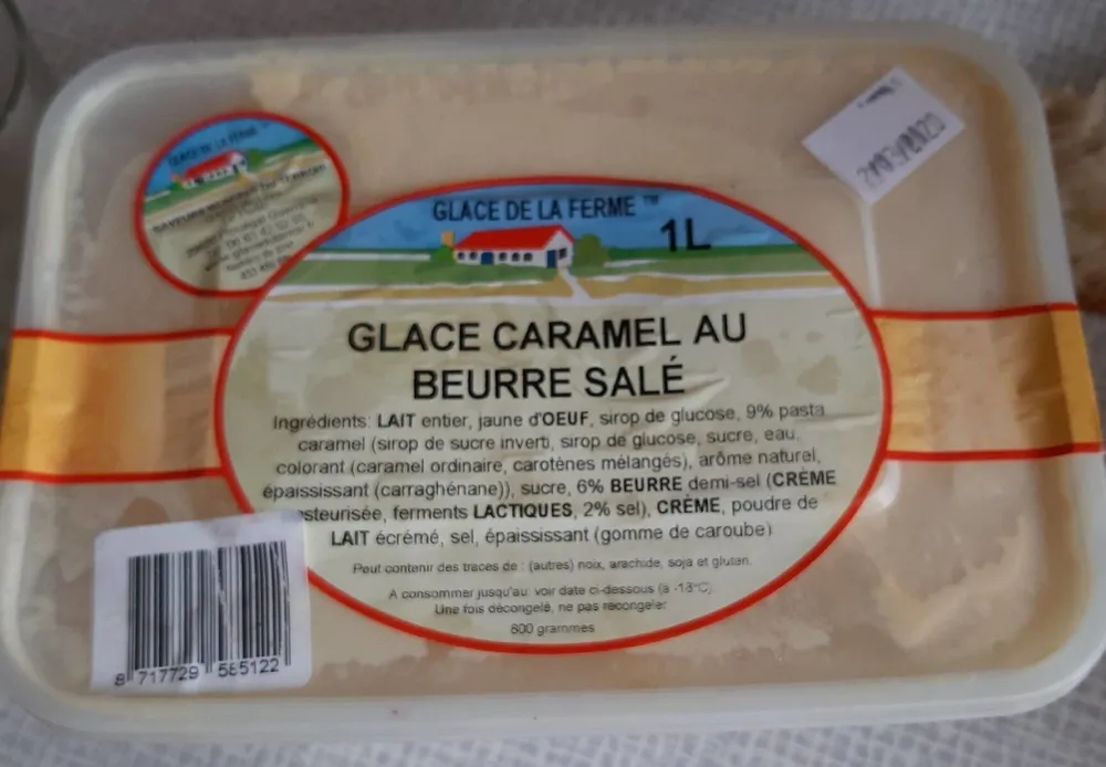 Glace caramel au beurre salé