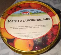 sorbet a la poire williams