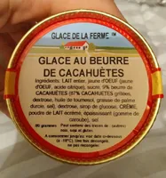 Glace au beurre de cacahuète