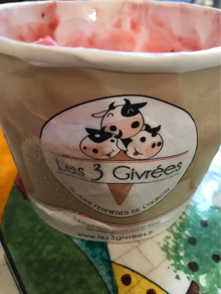 Sorbet à la fraise et à la framboise