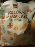 Pop corn carrot cake