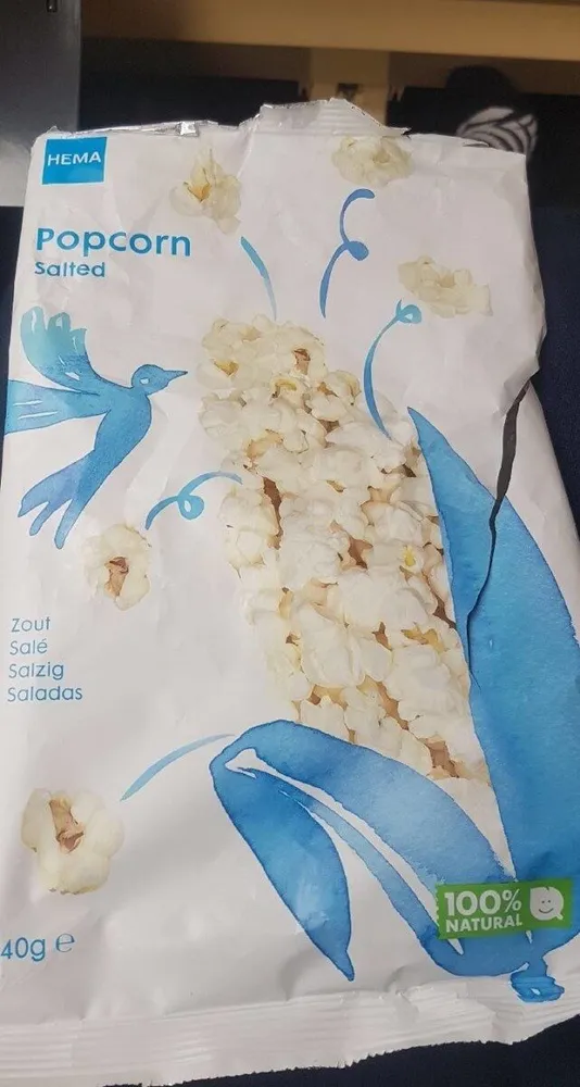 Pop corn salé