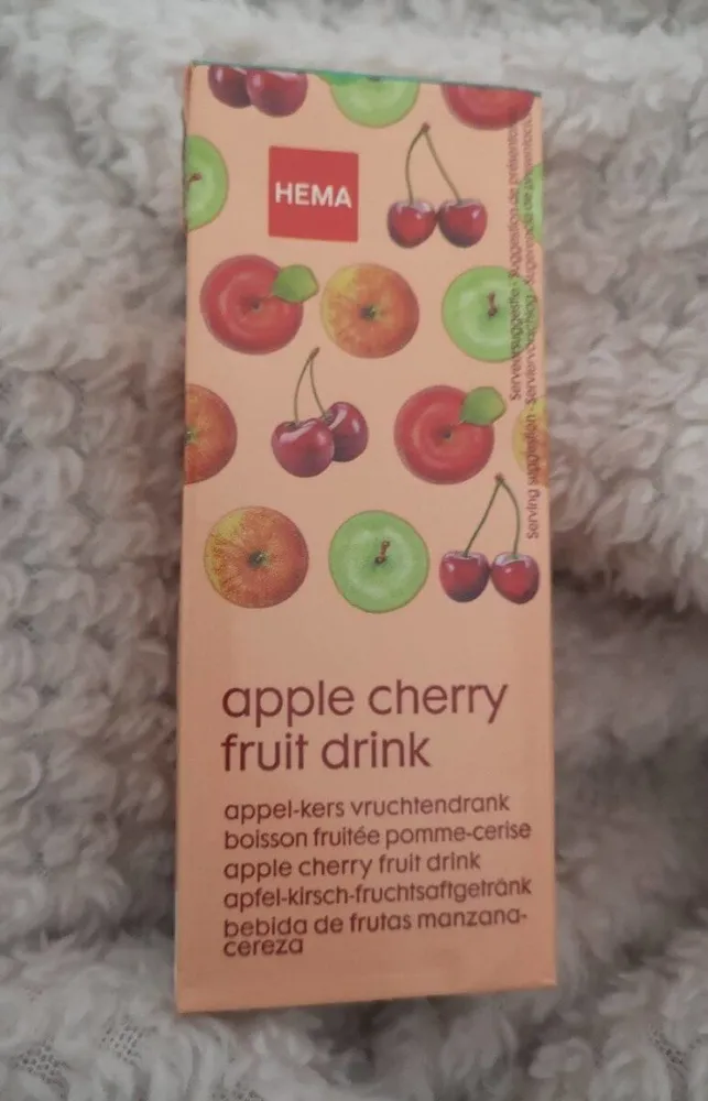 Apple cherry fruit drink