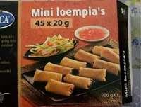 Mini Loempia 20 Gram Per Stuk, Doos 45 Stuks