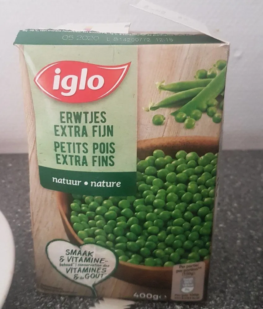 Iglo Field Fresh Erwtjes Extra Fijn