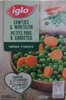 Iglo petits pois & carottes nature.