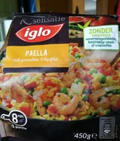 Paella met garnalen & kipfilet