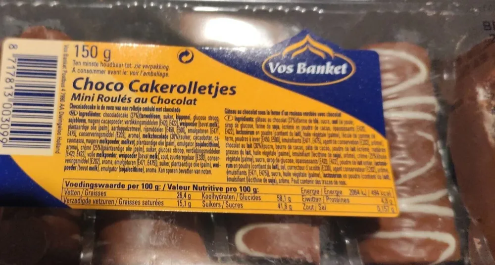 Choco cakerolletjes