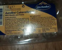 Aardbei cakerolletjes