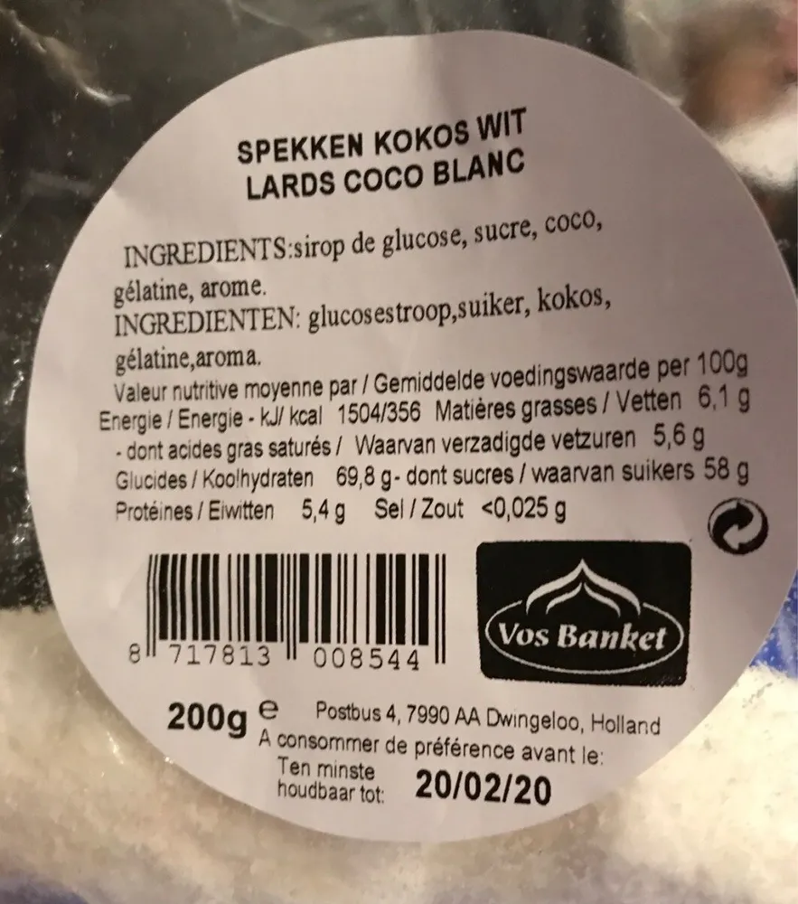 lards coco blanc
