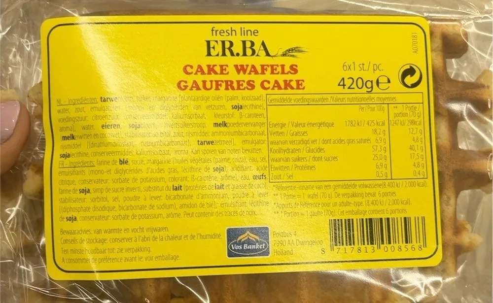 Gaufres cake