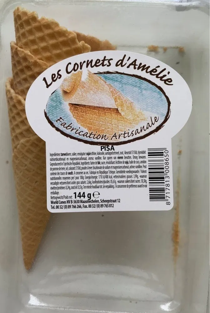 Les cornets d'Amélie
