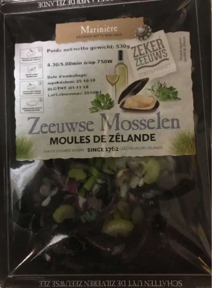 Moules de Zélande marinières