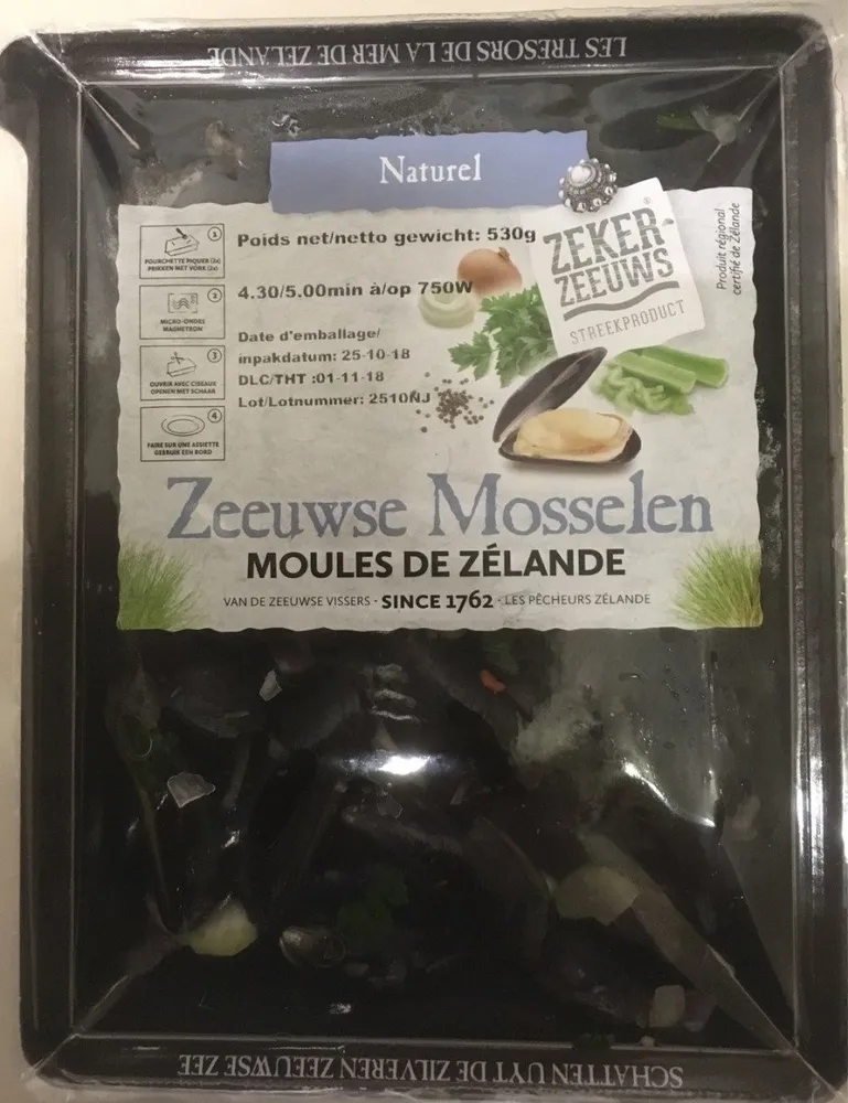 Moules de Zélande naturel