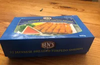 Japanese breaded torpedo schrimps