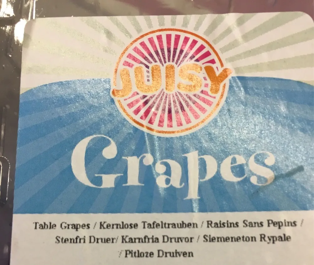 Raisins sans pepin