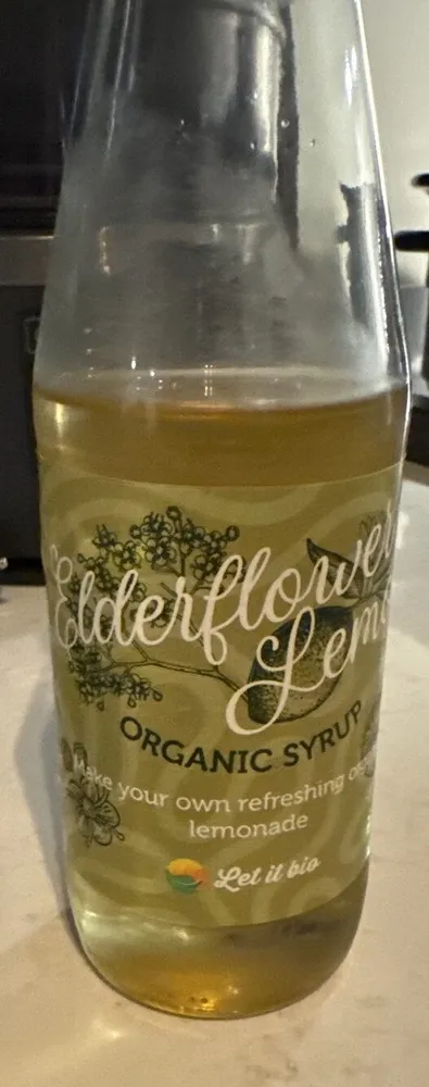 Elderflower Lemon Organic Syrup